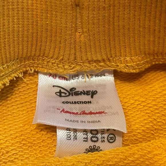 Hanna Andersson Yellow Disney Winnie the Pooh Sweatpants Size 70 cm 6-12 Months - Picture 2 of 4